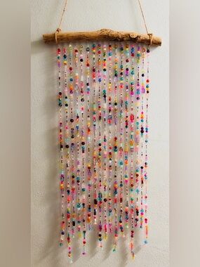 Driftwood- Multicolor Beaded Glass Curtain
